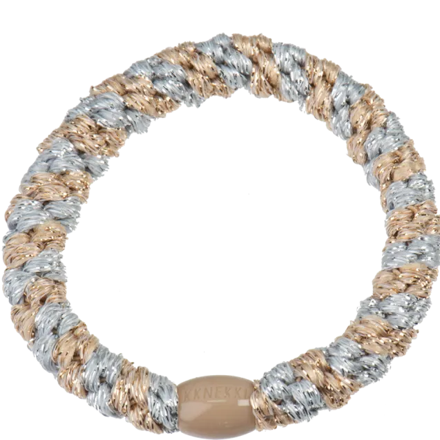 Kknekki Silver Beige Glitter Stripe