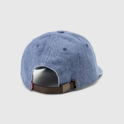 Lazy Girl Logo Cap Indigo Light Wash 9