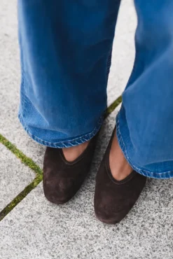 Leni Leather Brown Suede