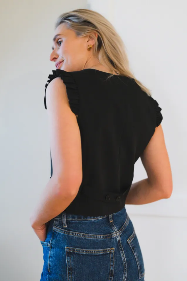 Liane Frill Tailor Vest Black