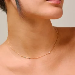 Lola Simple Necklace Citrus Sky