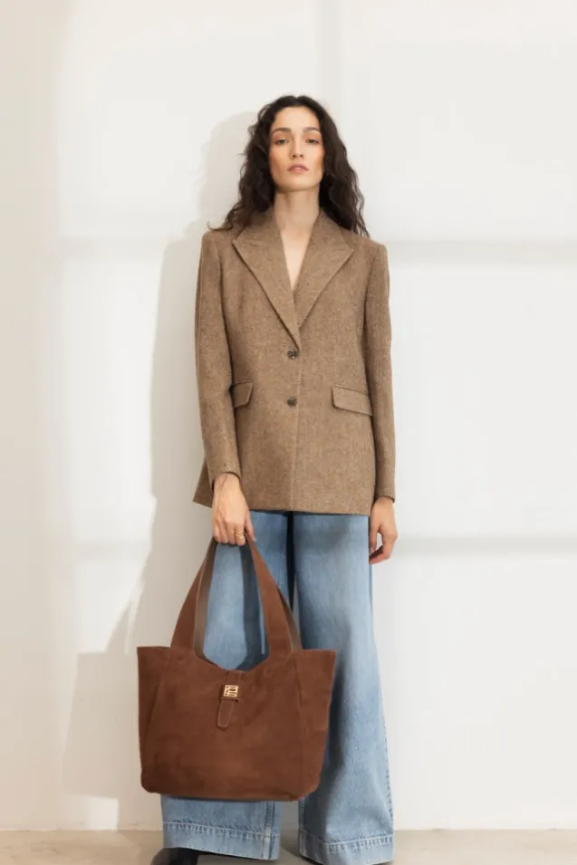 Lucille Tote Bag Large Cognac