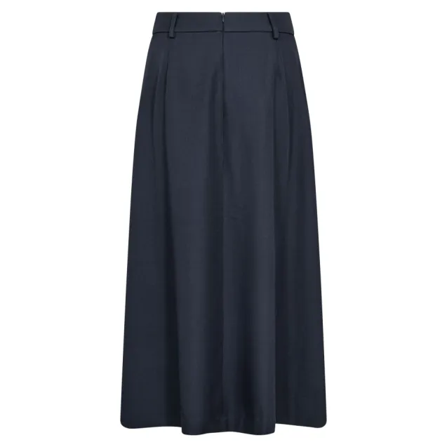 Luna Pocket Pleat Skirt Navy