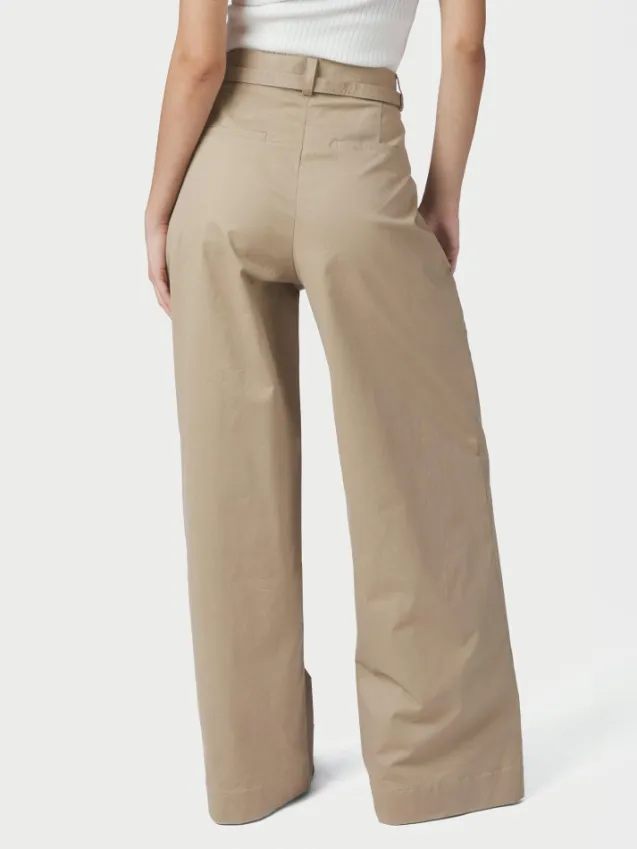Malba Solid Pants Camel