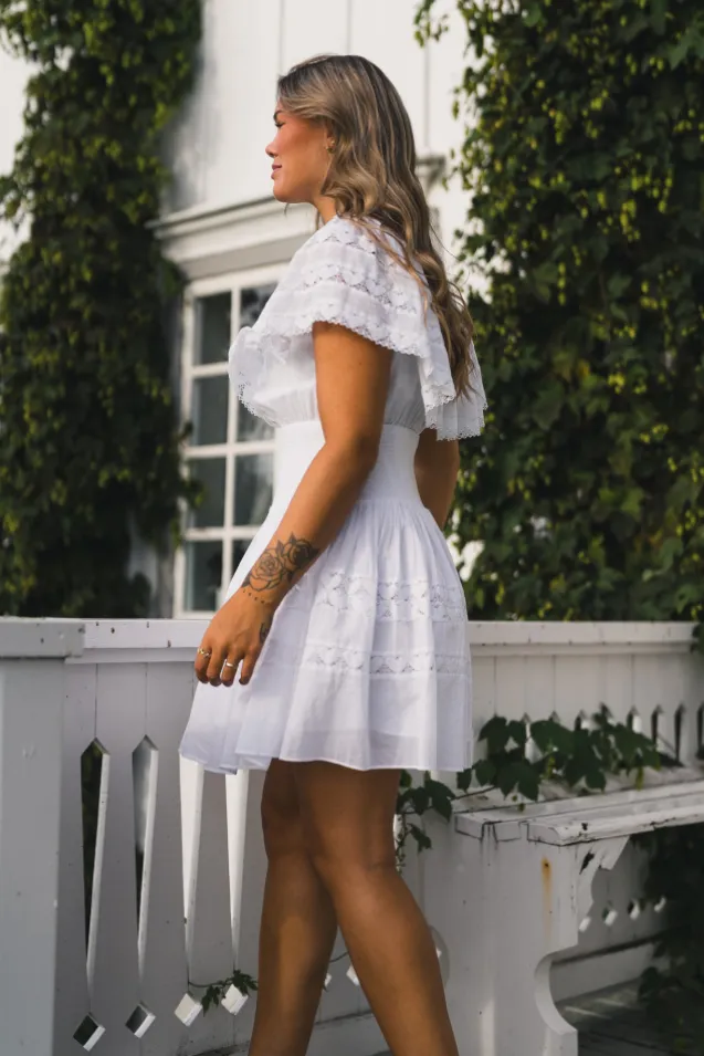 Mary Mini Dress White