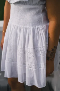 Mary Mini Dress White