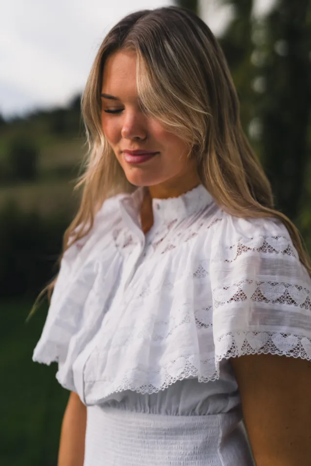Mary Mini Dress White