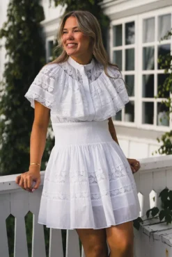 Mary Mini Dress White