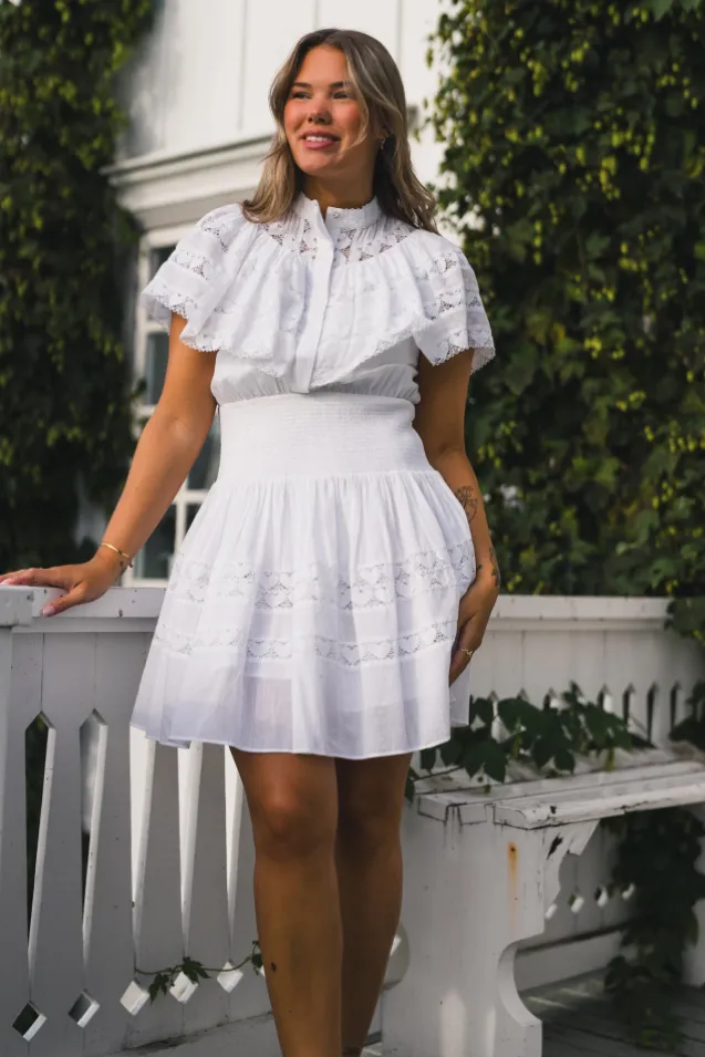 Mary Mini Dress White