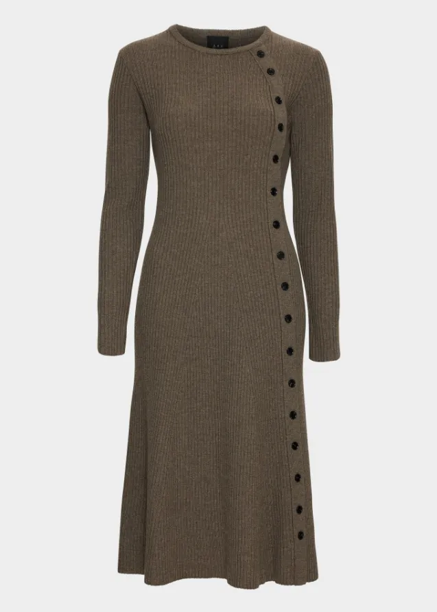 Mima Merino Dress Wood