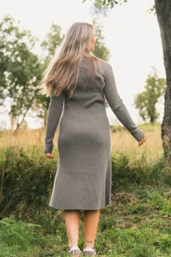 Mima Merino Dress Wood