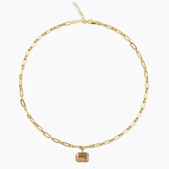 Mini Lydia Necklace Gold Golden Shadow