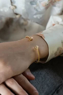 Mini Twisted Bracelet Gold Golden Shadow