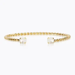 Mini Twisted Bracelet Pearl