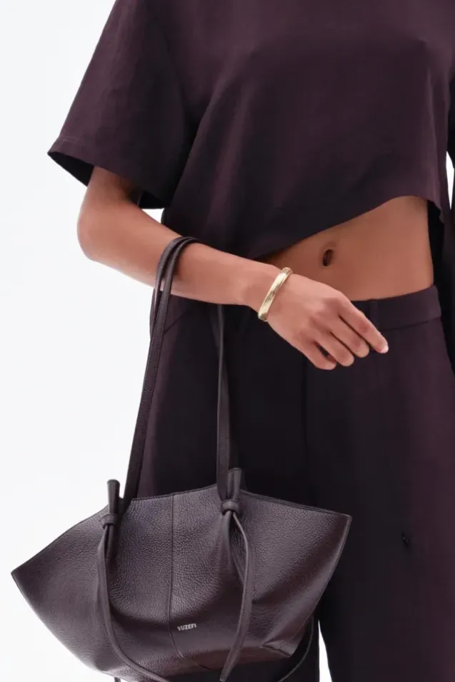 Mochi Pebble Grain Leather Espresso