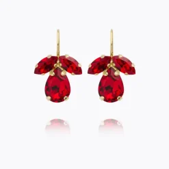 Petite Timo Earrings Gold Light Siam