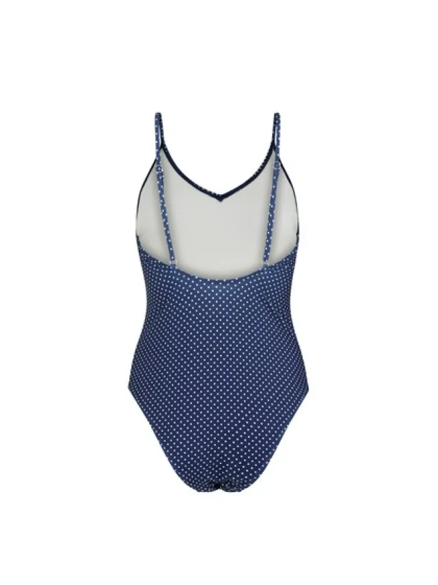 Polka Dot Bea Swimsuit Navy Blue