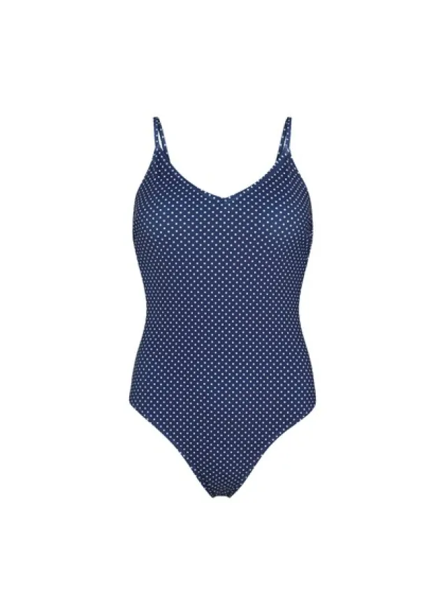 Polka Dot Bea Swimsuit Navy Blue