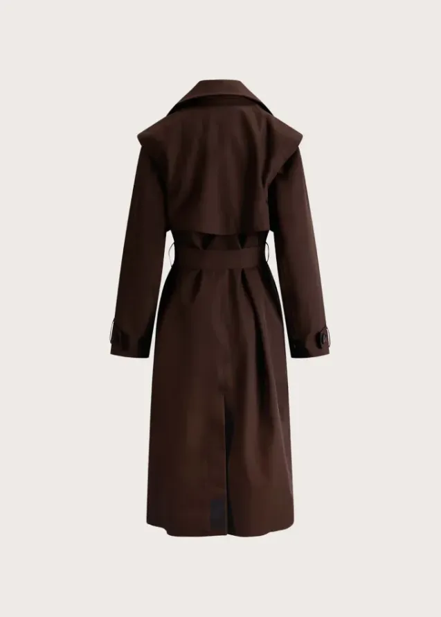 Regndråpe Trench Coat Brown