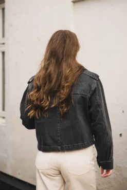Reign Denim Jacket Graphite Grey