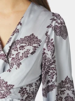 Rista Deco Drop Blouse Light Blue