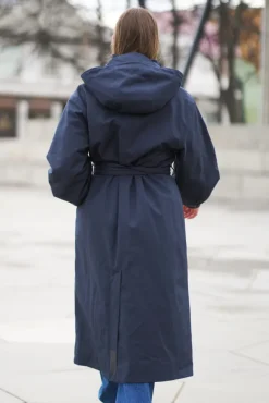 Rossby Maxi Coat Dark Navy