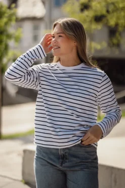 Sacamino LS T-Shirt 6024 Salute Stripe