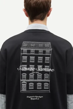 Sauni T-Shirt 11725 Black Building