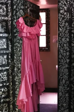 Senorita Cotton Dress Pink