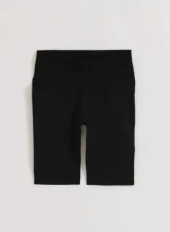 Shape Seamless Biker Shorts Black