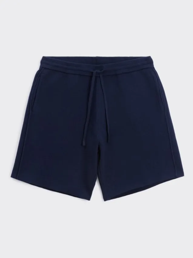 Summer Knit Shorts Navy