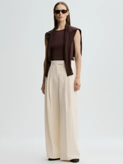 Taalia Trousers Soft White