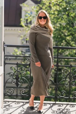 Talina Merino Top Wood