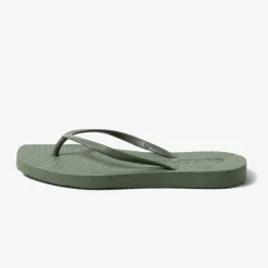 Tapered Flip Flops Green