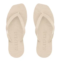 Tapered Platform Flip Flops Eggnog