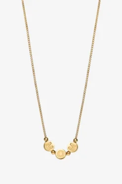 The Mom Necklace Gold