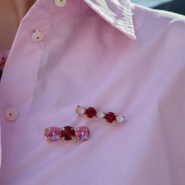 The Quintet Brooch Blush