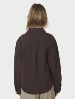 Tikken Solid Jacket Dark Brown