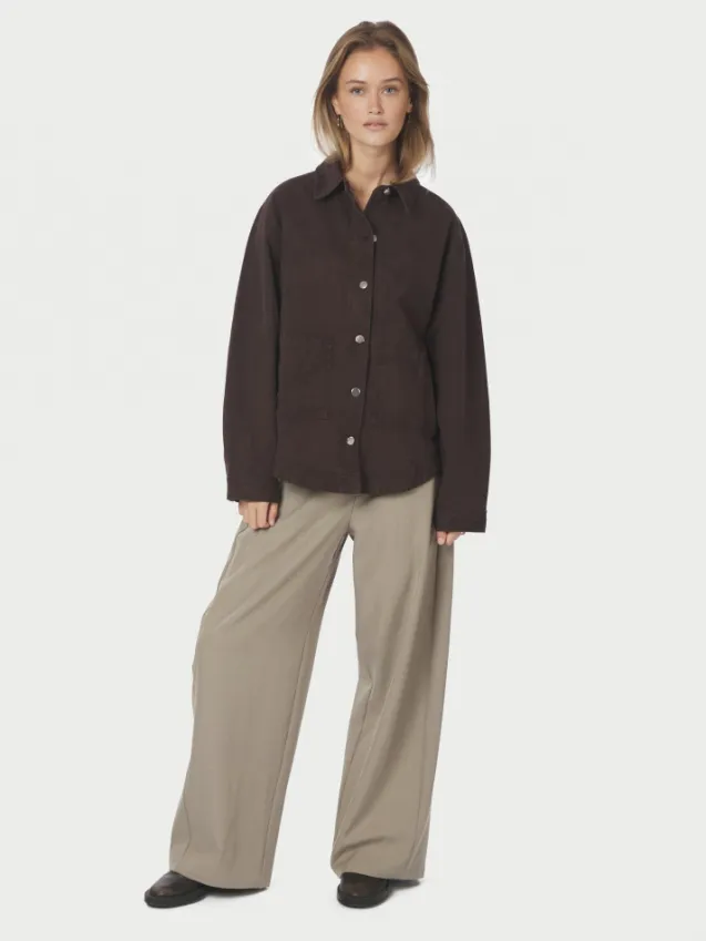 Tikken Solid Jacket Dark Brown