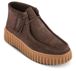 Torhill Moss Dark Brown Suede