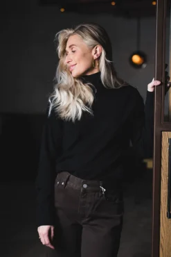 Vanille Wool Sweater Black