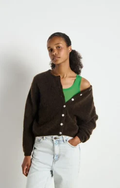 Vitow Cardigan Coffee Melange
