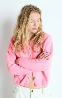Vitow Cardigan Pink Melange