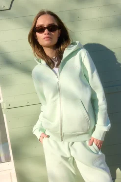 W. All-Star Zip Hoodie Pistachio