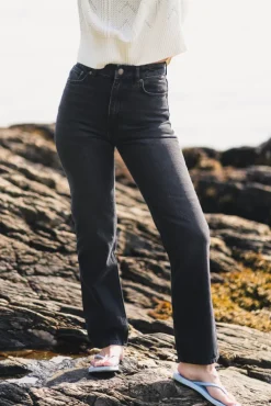 W Regular Jeans Black Washed